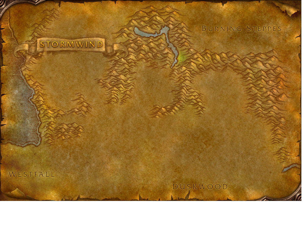 Elwynn Forest map
