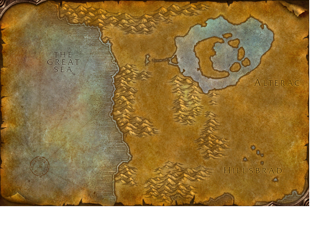 Silverpine Forest map