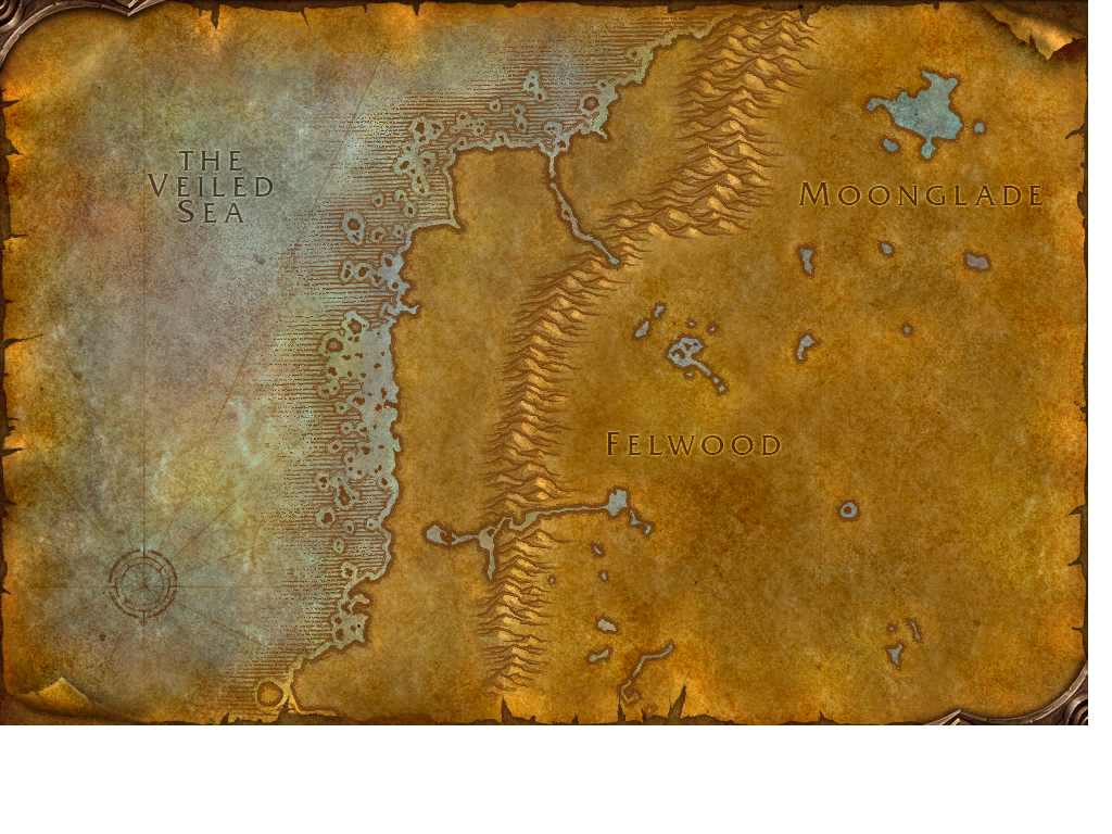 Darkshore map