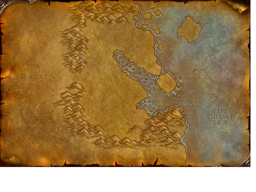 Dustwallow Marsh map