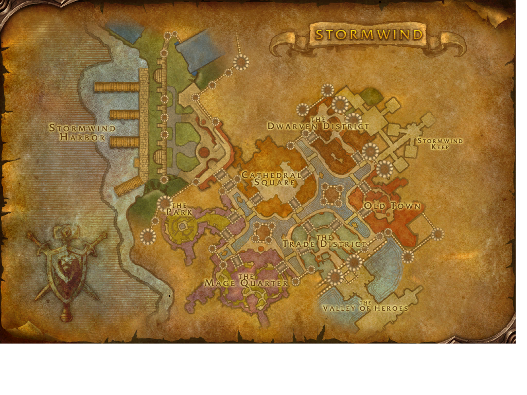 Stormwind City map