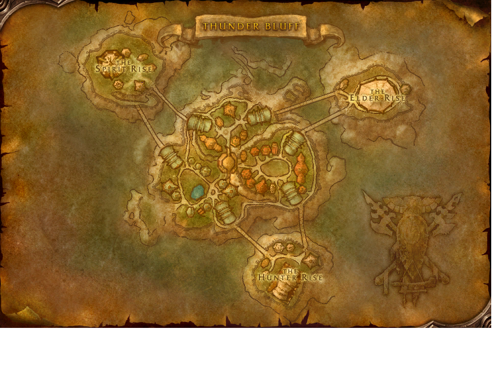 Thunder Bluff map