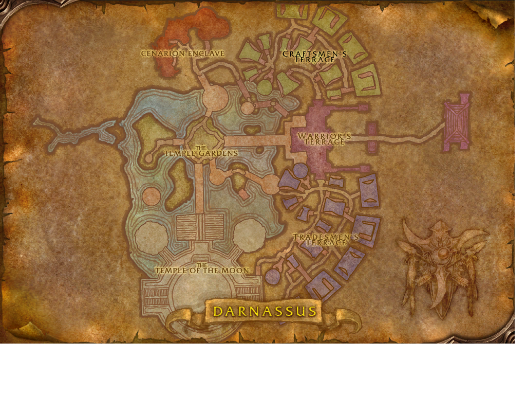 Darnassus map