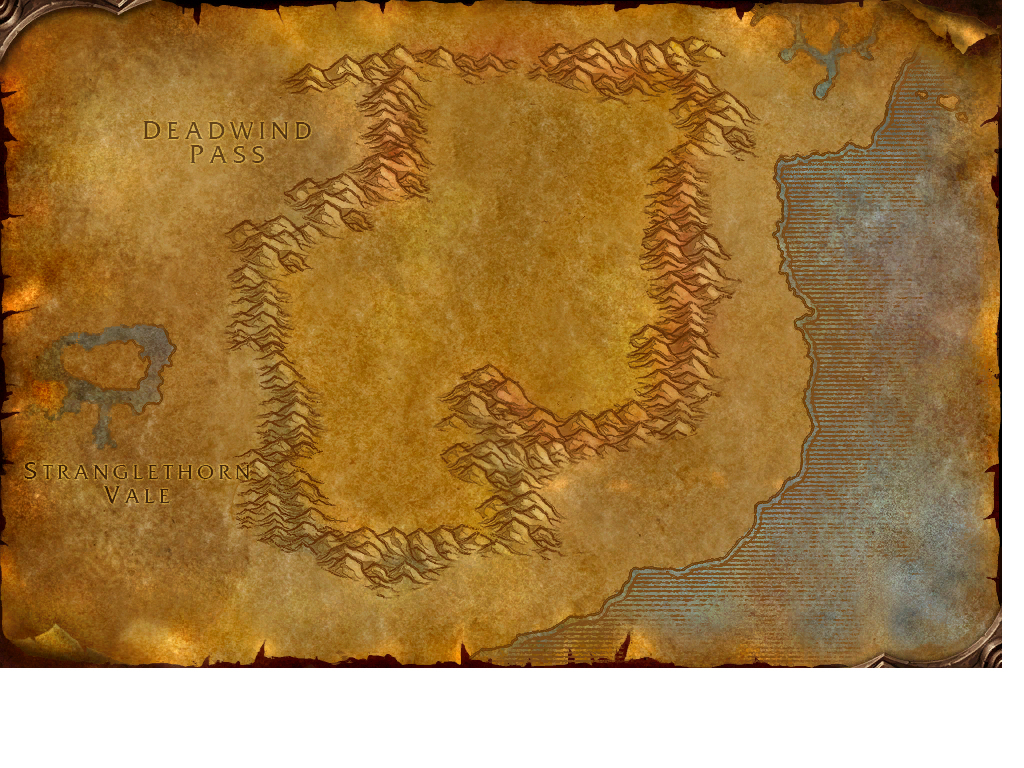 Blasted Lands map