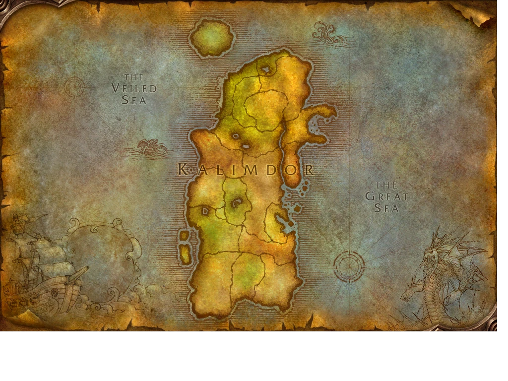 Map of Kalimdor